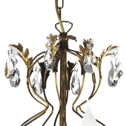 ONLI - Candeeiro suspenso TERESA 8xE14/6W/230V bronze
