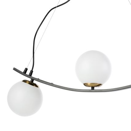 ONLI - Candeeiro suspenso TRIO 3xE14/6W/230V preto