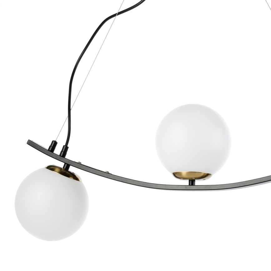 ONLI - Candeeiro suspenso TRIO 3xE14/6W/230V preto