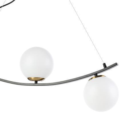 ONLI - Candeeiro suspenso TRIO 3xE14/6W/230V preto