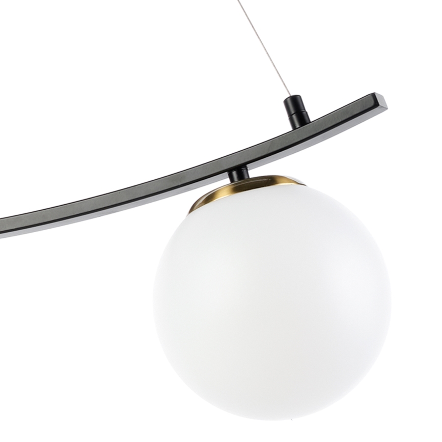 ONLI - Candeeiro suspenso TRIO 3xE14/6W/230V preto