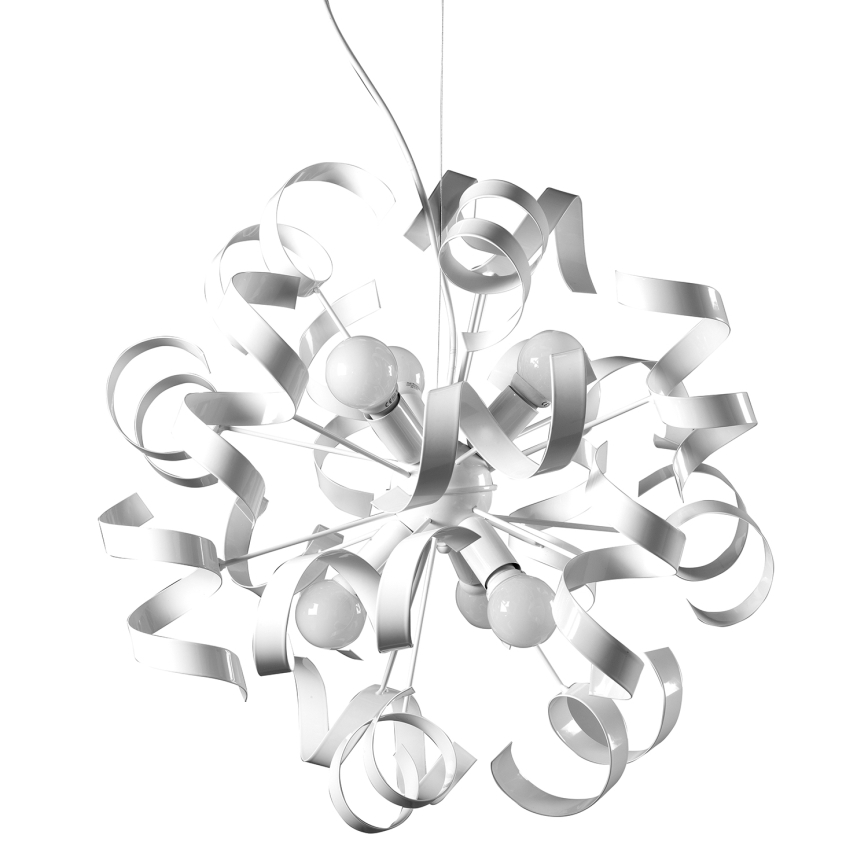 ONLI -  Candeeiro suspenso ZOE 6xE14/6W/230V branco