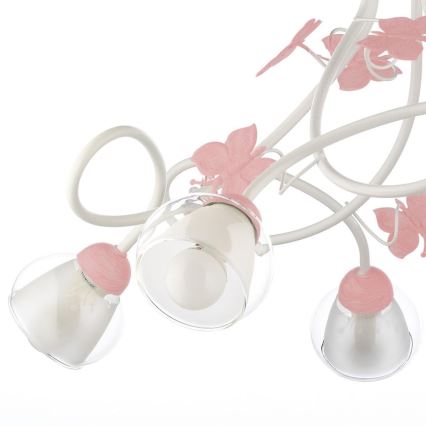 ONLI - Candelabro de criança BUTTERFLY 5xE14/6W/230V