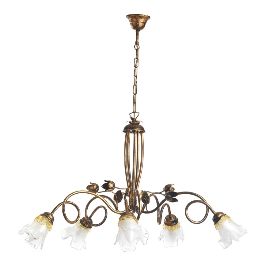ONLI - Candelabro suspenso ARIANNA 5xE14/6W/230V
