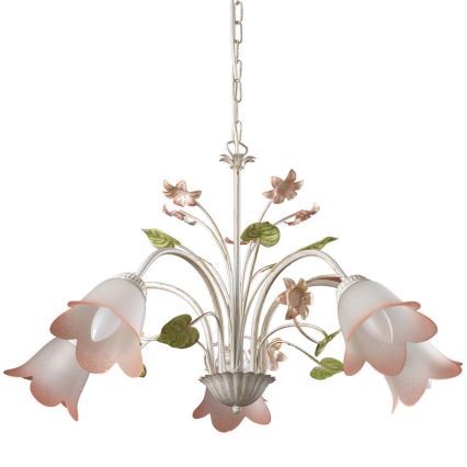 ONLI - Candelabro suspenso BOTTON DORO 5xE14/6W/230V