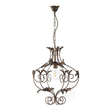 ONLI - Candelabro suspenso CONTESSA 1xE27/22W/230V bronze