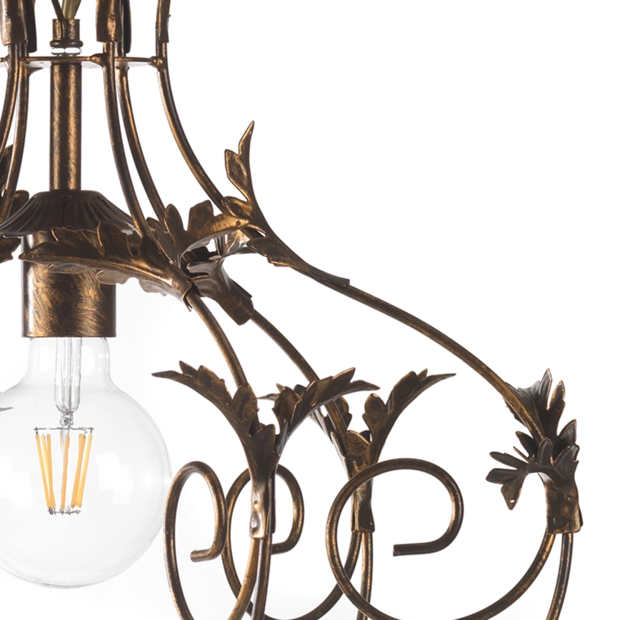 ONLI - Candelabro suspenso CONTESSA 1xE27/22W/230V bronze