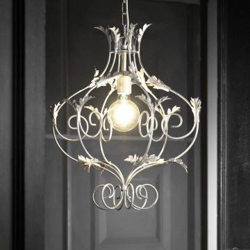 ONLI - Candelabro suspenso CONTESSA 1xE27/22W/230V prateado