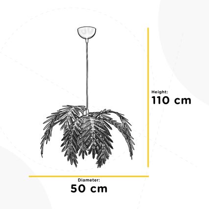 ONLI - Candelabro suspenso DUBAI 1xE27/22W/320V dourada