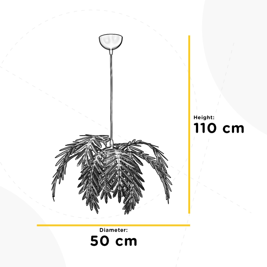 ONLI - Candelabro suspenso DUBAI 1xE27/22W/320V dourada
