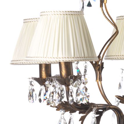ONLI - Candelabro suspenso KAREN 5xE14/6W/230V bronze