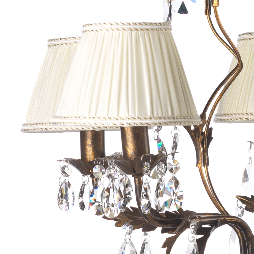 ONLI - Candelabro suspenso KAREN 5xE14/6W/230V bronze