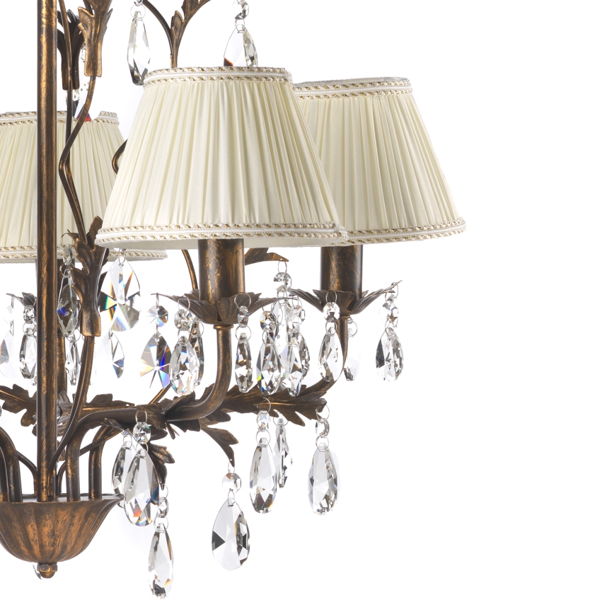 ONLI - Candelabro suspenso KAREN 5xE14/6W/230V bronze