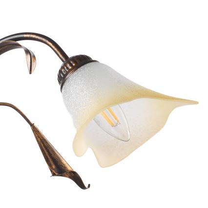 ONLI - Candelabro suspenso LUCREZIA 3xE14/6W/230V bronze