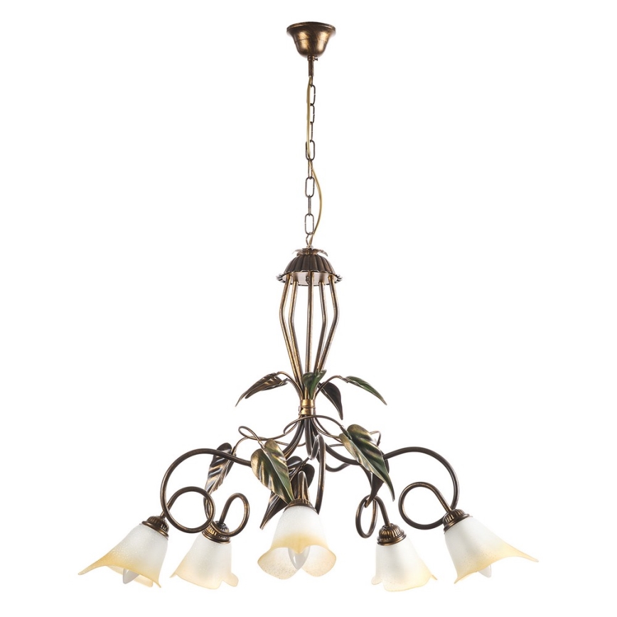 ONLI - Candelabro suspenso MIRANDA 5xE14/6W/230V