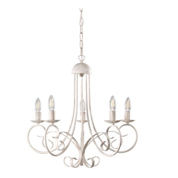 ONLI - Candelabro suspenso POMPEI 5xE14/6W/320V creme