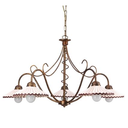ONLI - Candelabro suspenso ROSINA 5xE14/6W/230V