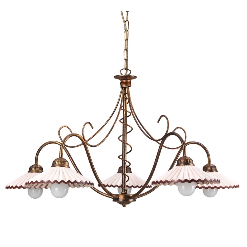 ONLI - Candelabro suspenso ROSINA 5xE14/6W/230V