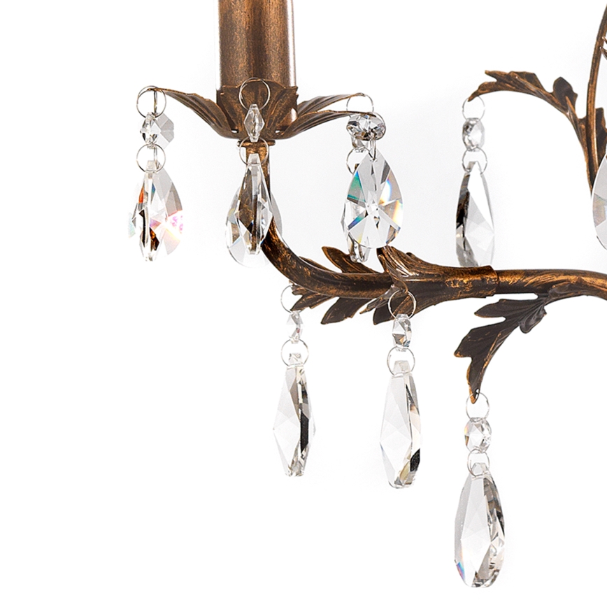 ONLI - Candelabro suspenso TERESA 3xE14/6W/230V bronze