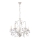 ONLI - Candelabro suspenso TERESA 5xE14/6W/230V branco