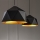 ONLI - Candelabro suspenso YONG 1xE27/22W/230V preto diâmetro 38 cm