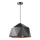 ONLI - Candelabro suspenso YONG 1xE27/22W/230V preto diâmetro 46 cm
