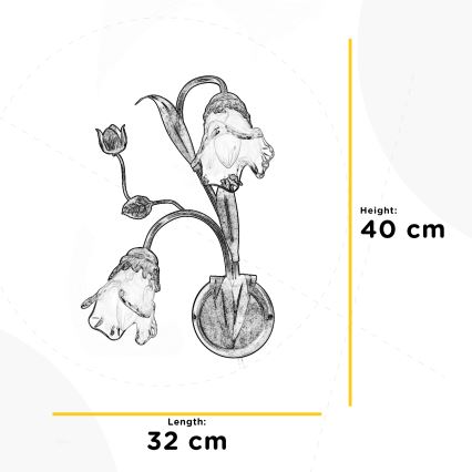 ONLI - Iluminação de parede ARIANNA 2xE14/6W/230V