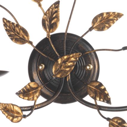 ONLI - Iluminação de parede COLLANA 1xE14/6W/230V bronze/dourado