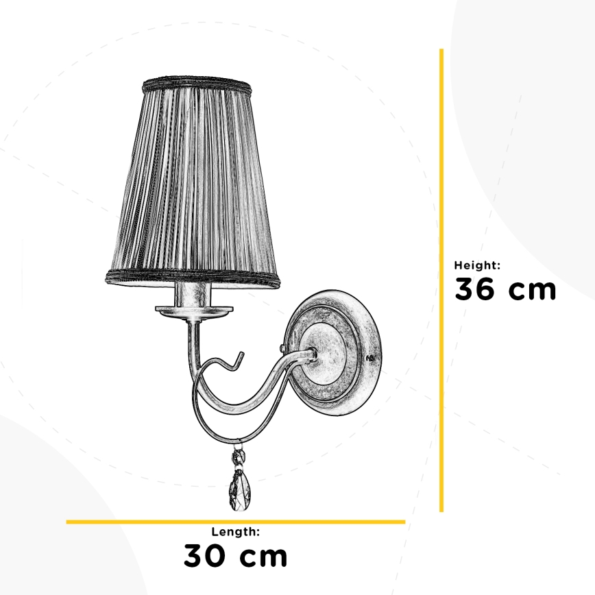 ONLI - Iluminação de parede DELIA 1xE14/6W/230V