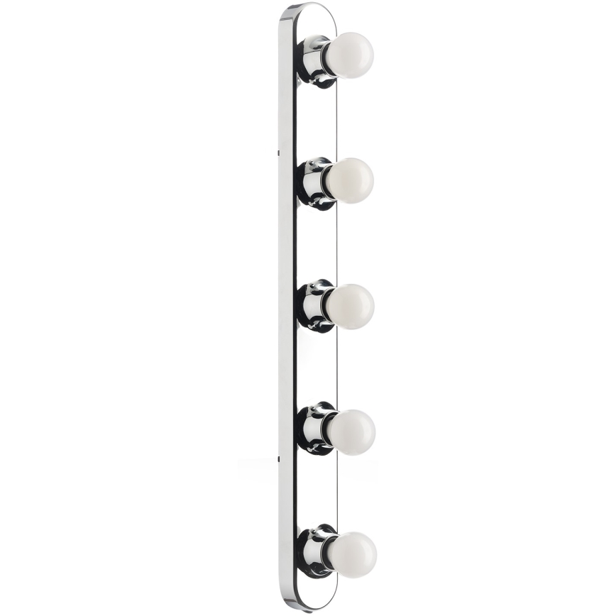 ONLI - Iluminação de parede HOLLYWOOD 5xE14/6W/230V cromado brilhante