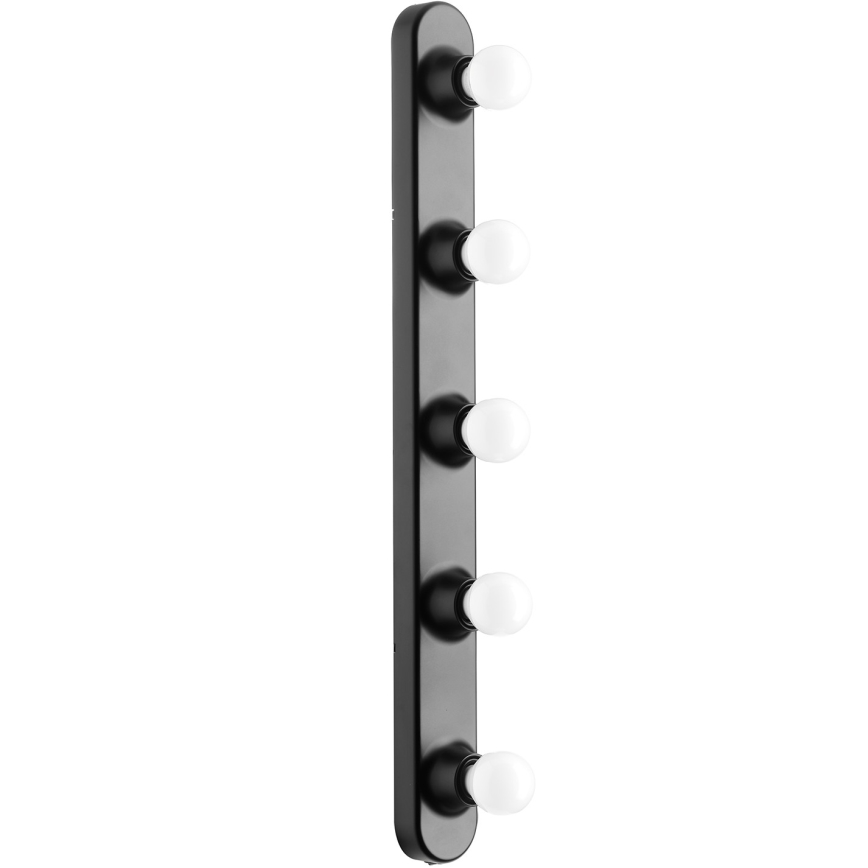 ONLI - Iluminação de parede HOLLYWOOD 5xE14/6W/230V preto