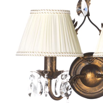 ONLI - Iluminação de parede KAREN 2xE14/6W/230V bronze