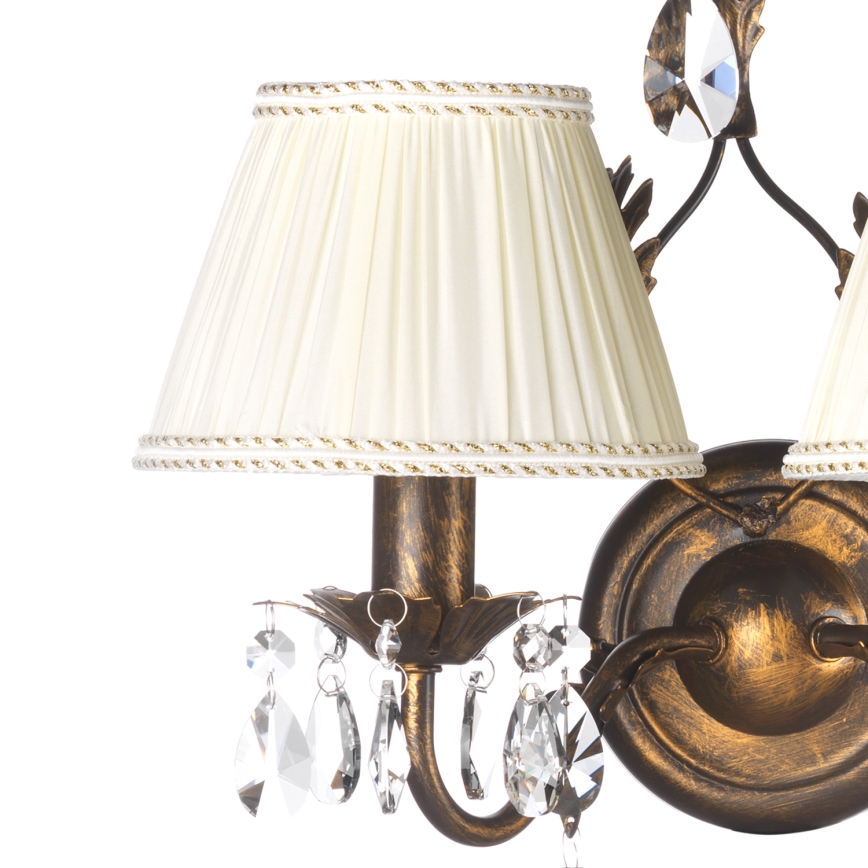 ONLI - Iluminação de parede KAREN 2xE14/6W/230V bronze