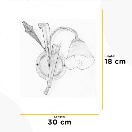 ONLI - Iluminação de parede LUCREZIA 1xE14/6W/230V creme
