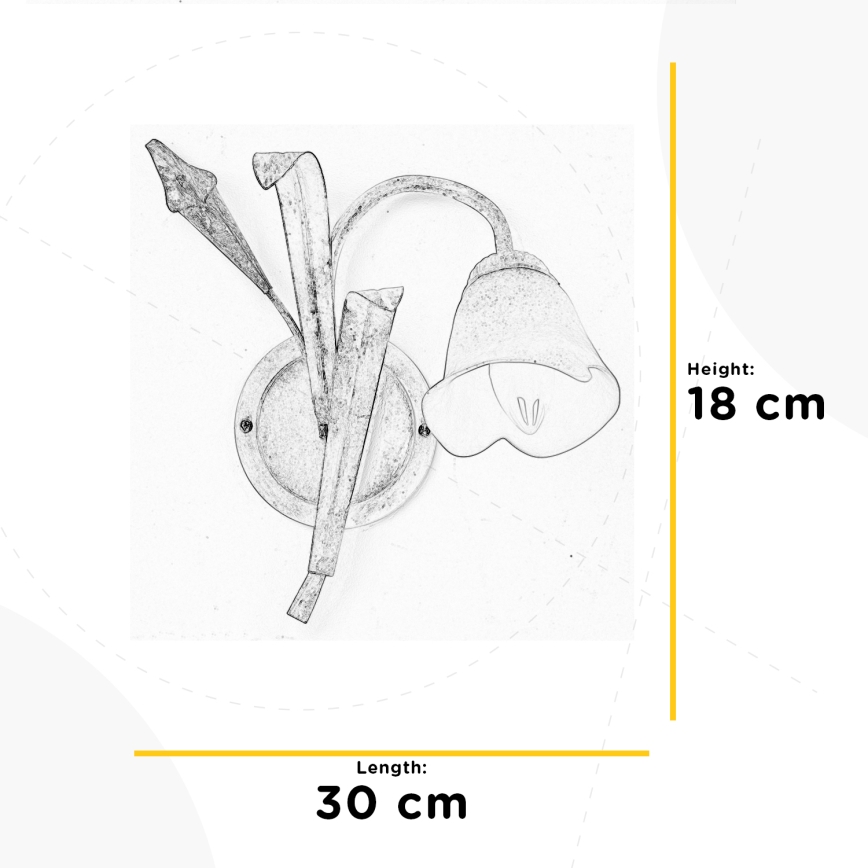 ONLI - Iluminação de parede LUCREZIA 1xE14/6W/230V creme