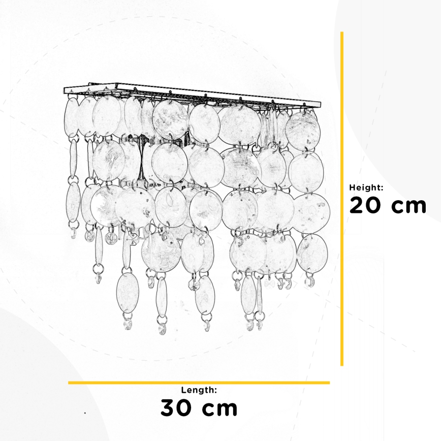 ONLI - Iluminação de parede MAKANI 2xE14/6W/230V
