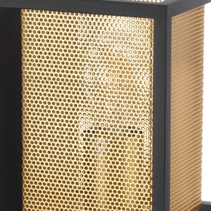 ONLI - Iluminação de parede MALIK 1xE27/22W/230V dourado/preto