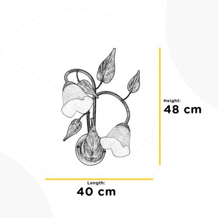 ONLI - Iluminação de parede MIRANDA 2xE14/6W/230V