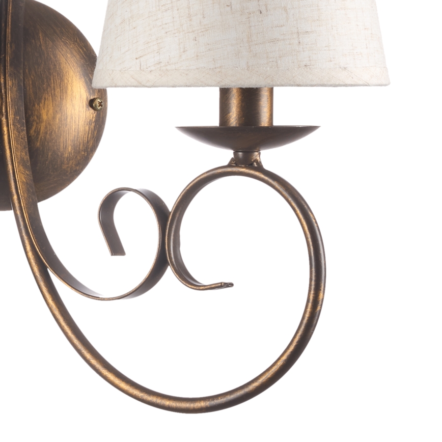 ONLI - Iluminação de parede POMPEI 2xE14/6W/230V bronze