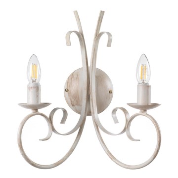 ONLI - Iluminação de parede POMPEI 2xE14/6W/230V creme