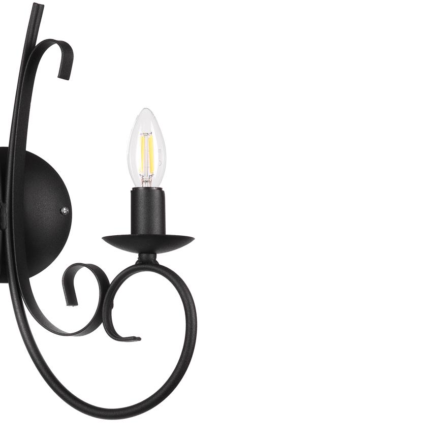 ONLI - Iluminação de parede POMPEI 2xE14/6W/230V preto