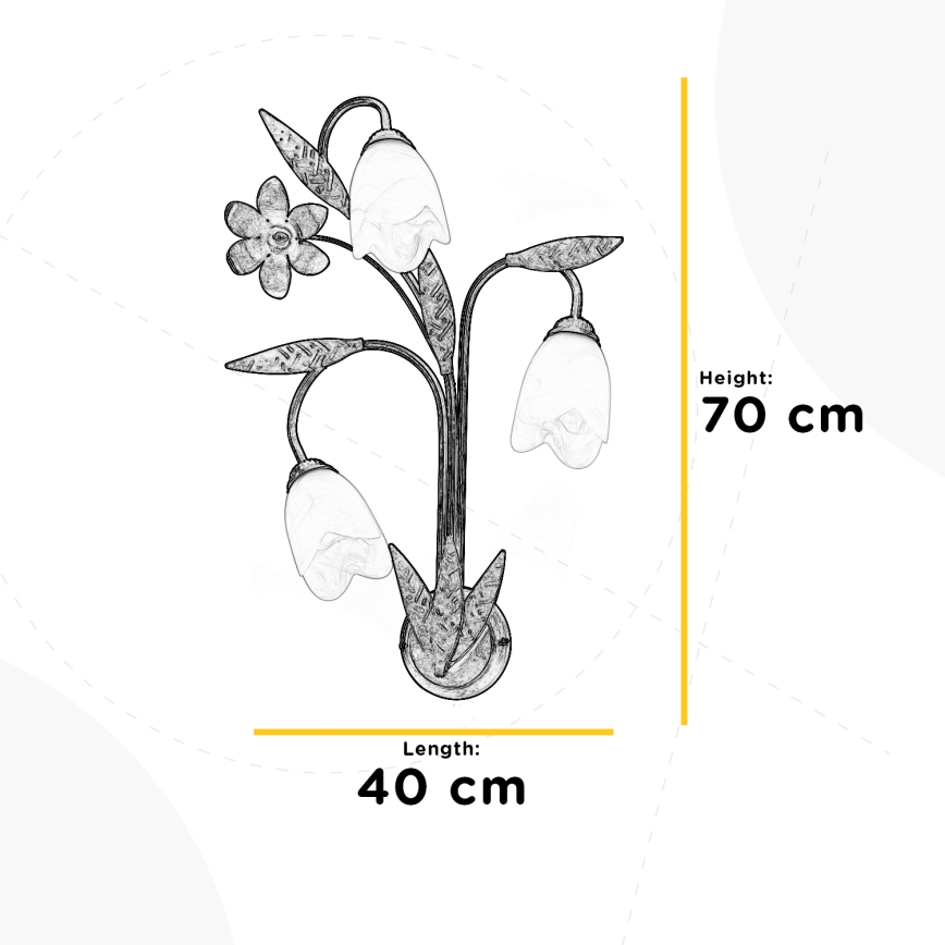 ONLI - Iluminação de parede SONIA 3xE14/6W/230V