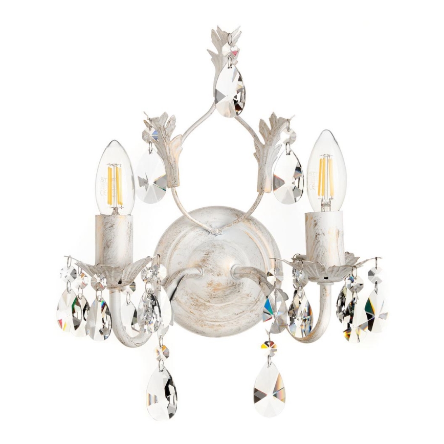 ONLI - Iluminação de parede TERESA 2xE14/6W/230V branco