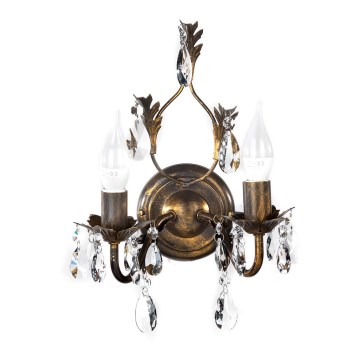 ONLI - Iluminação de parede TERESA 2xE14/6W/230V bronze