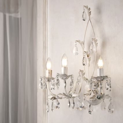ONLI - Iluminação de parede TERESA 3xE14/6W/230V branco