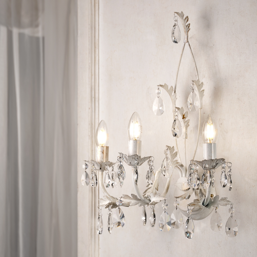 ONLI - Iluminação de parede TERESA 3xE14/6W/230V branco