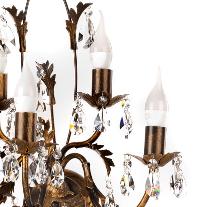 ONLI - Iluminação de parede TERESA 5xE14/6W/230V bronze