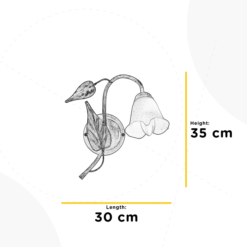 ONLI - Iluminação de parede VANDA 1xE14/6W/230V