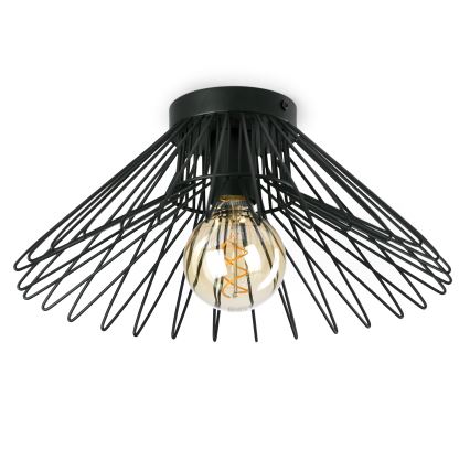 ONLI - Iluminação de teto DUCCIO 1xE27/22W/230V diâmetro 40 cm preto