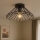 ONLI - Iluminação de teto DUCCIO 1xE27/22W/230V diâmetro 60 cm preto